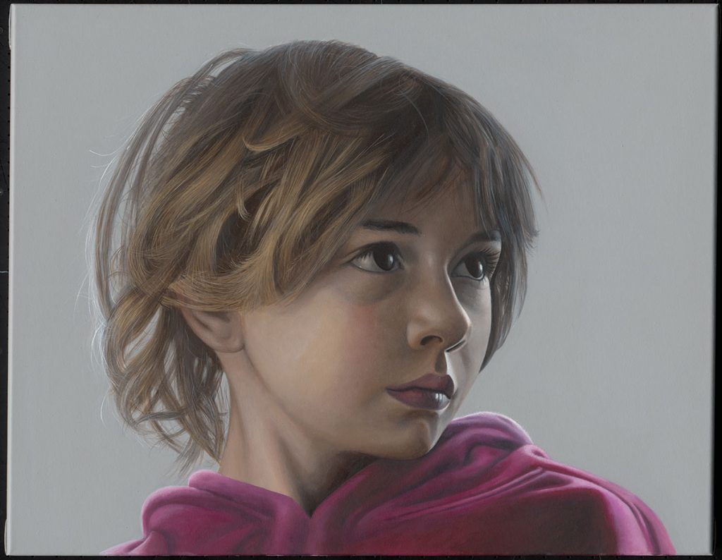 Hanna (Portrait, Auftrag)
Acryl auf Leinwand
55 x 70 cm
Diethard Sohn 2007