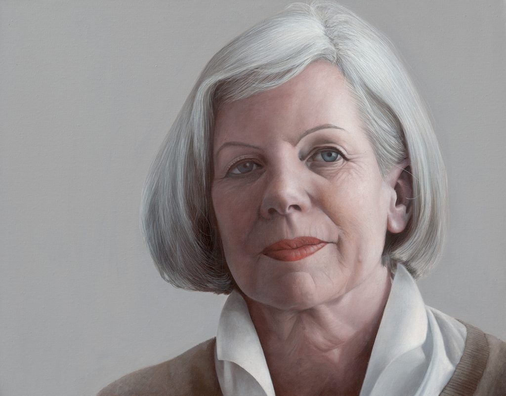 Portrait Frau G. Diethard Sohn 2009 Acryl auf Leinwand
55 x 70 cm